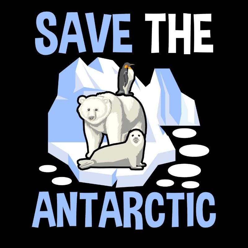 Rette den Antarktischen Eisbären Arktischer Eisbär