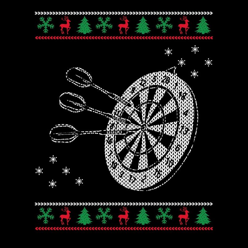 Jeu de fléchettes à Noël