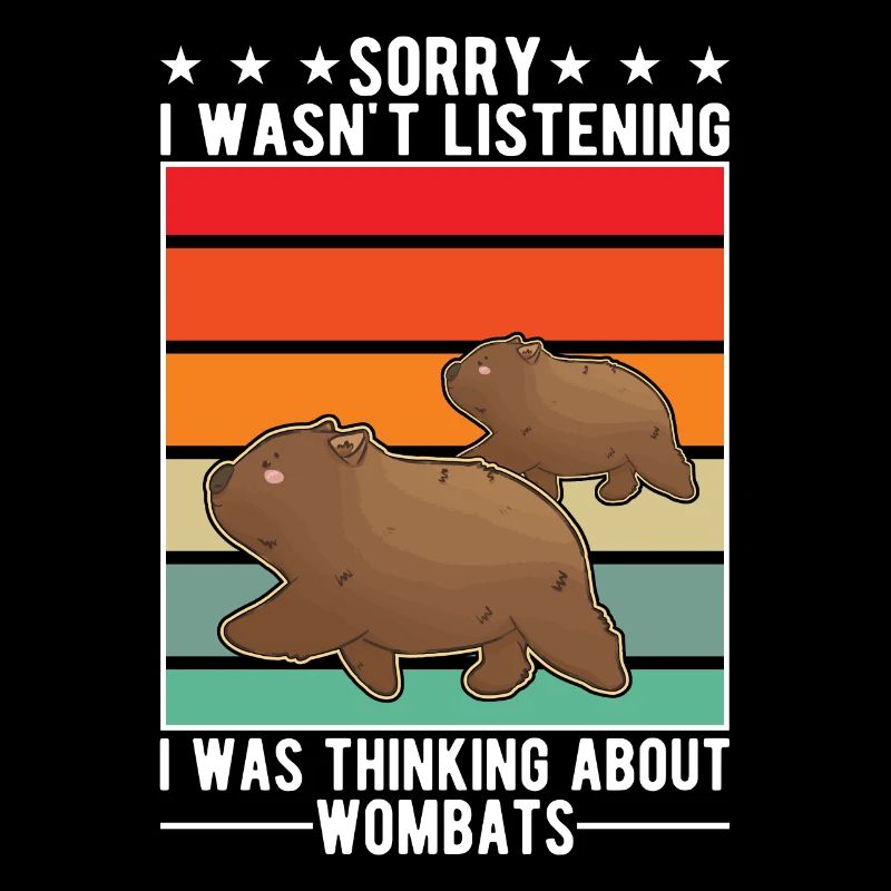 Australischer Wombat Geschenk