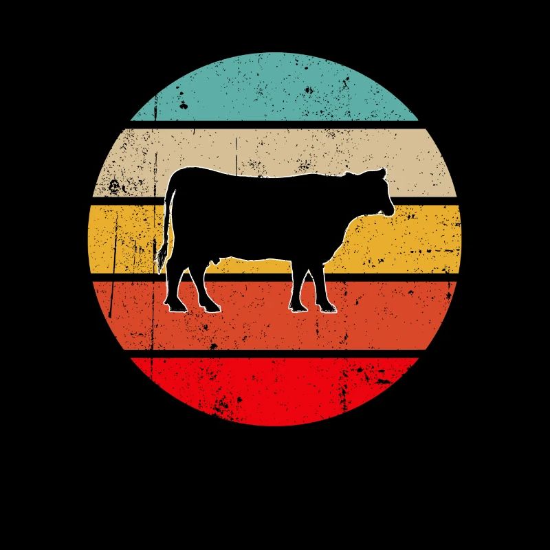 Cow Beef Retro