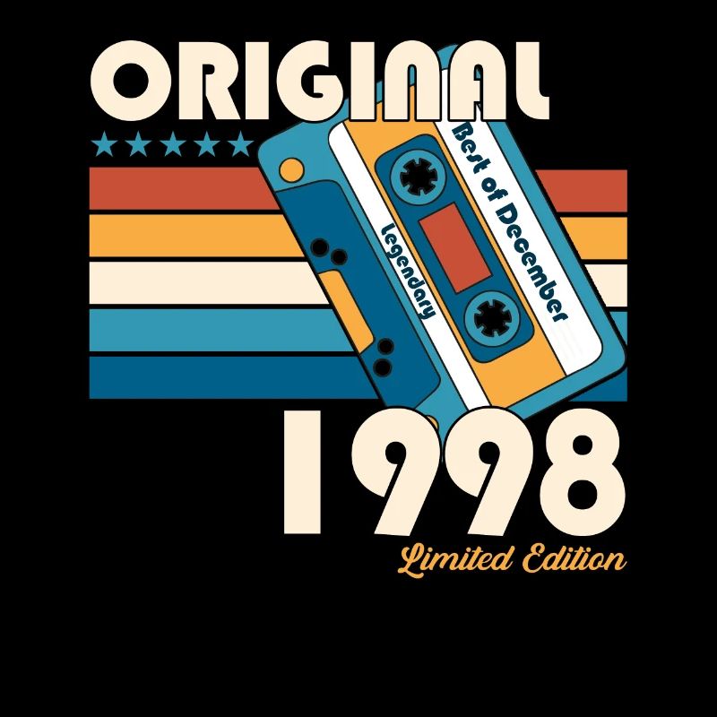 Décembre Né 1998 Cadeau du 24e anniversaire