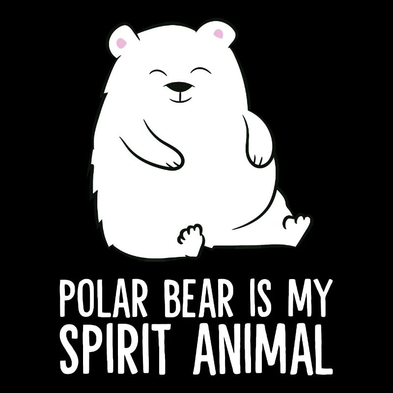 Eisbär ist mein Geisttier Lustiger Eisbär