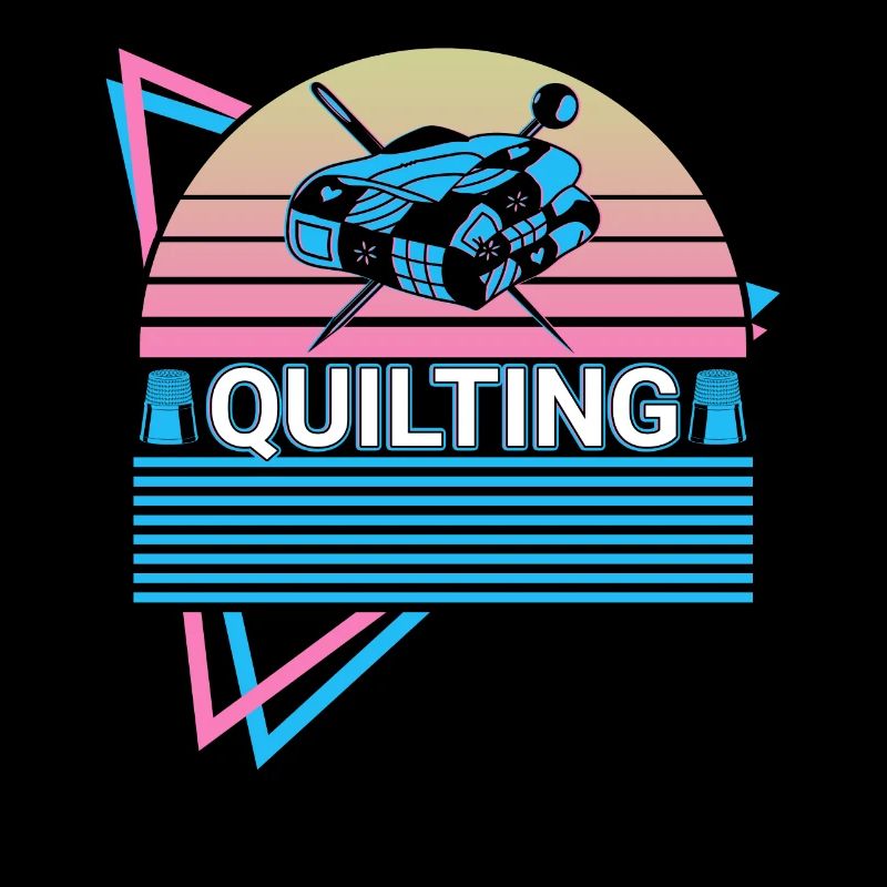 Quilting Quilter Retro