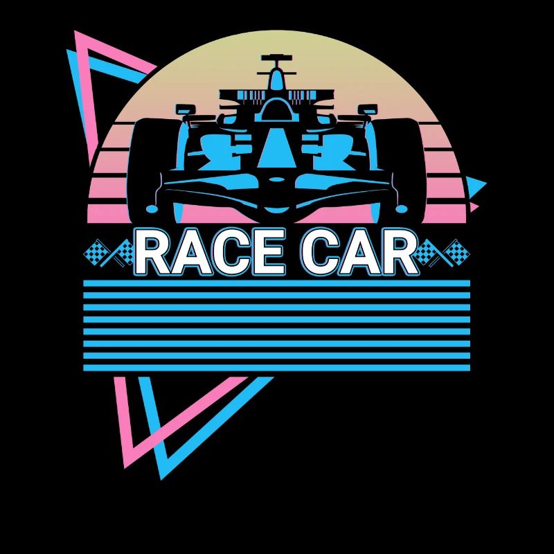 Voiture de course rétro