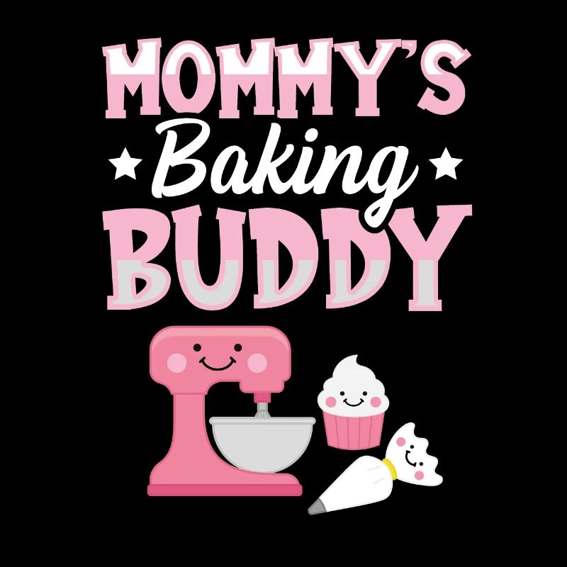 Funny Kawaii Style Kids Baking Design