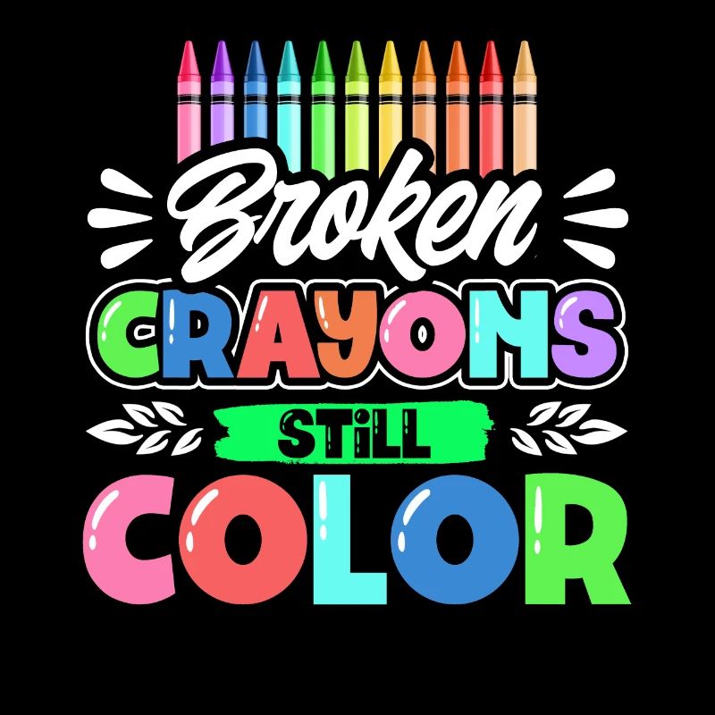 Les crayons cassés colorent encore
