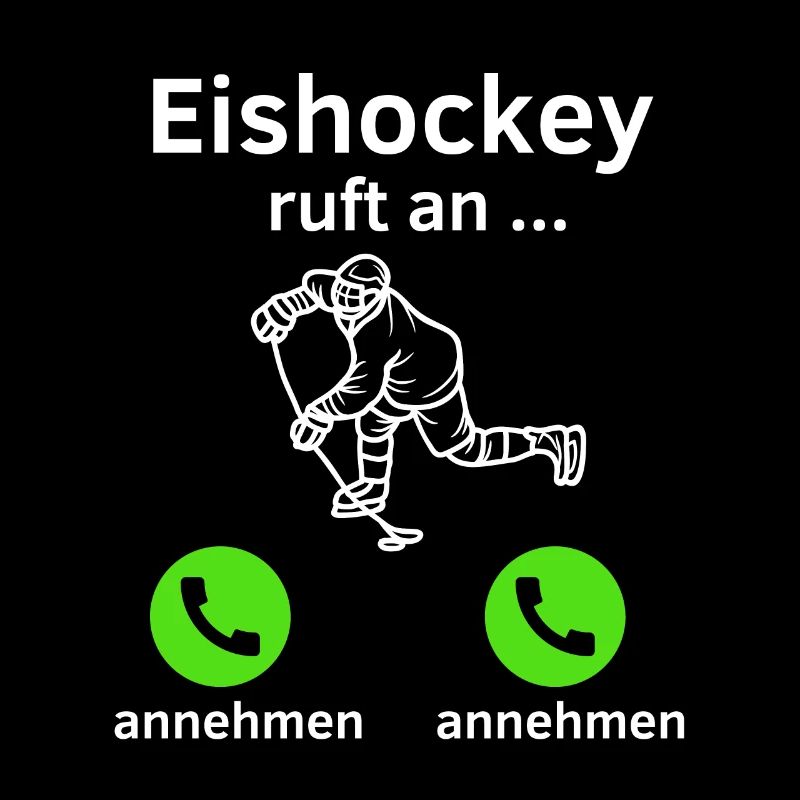 Eishockey ruft an - annehmen oder annehmen?