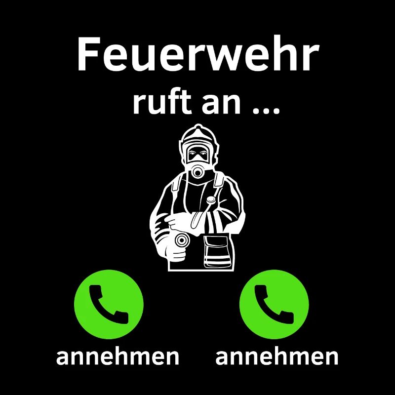 Feuerwehr ruft an - annehmen oder annehmen?