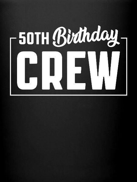 50e cadeau d’équipage Birhtday