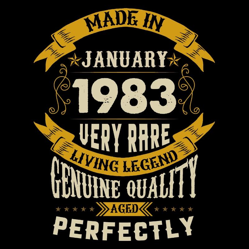 Janvier 1983 Millésime anniversaire