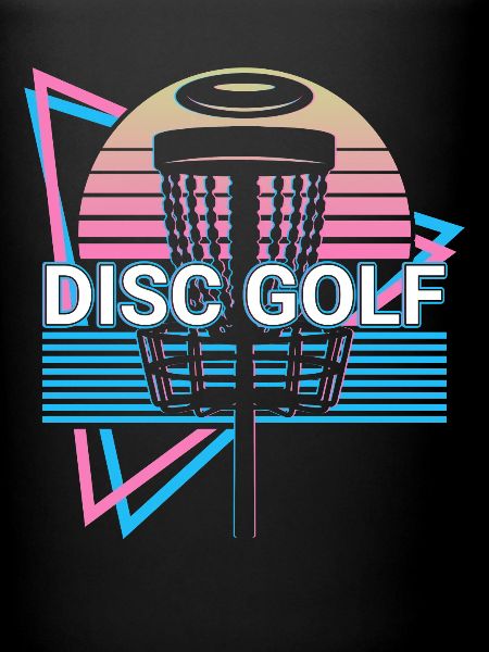 Disc Golf Player Retro