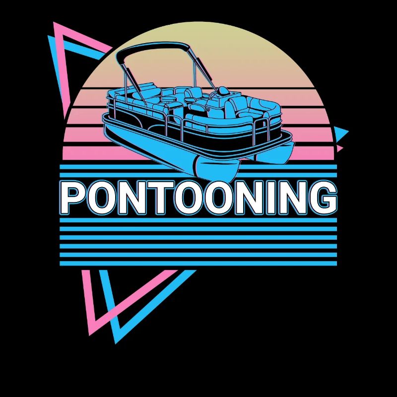 Ponton bateau rétro