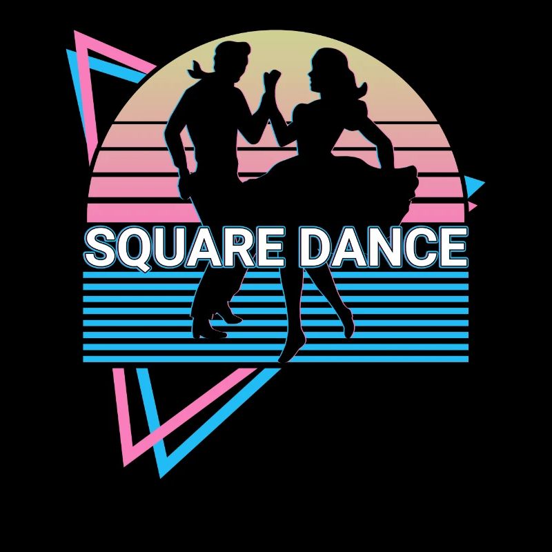 Square Dance Square Dancing Retro