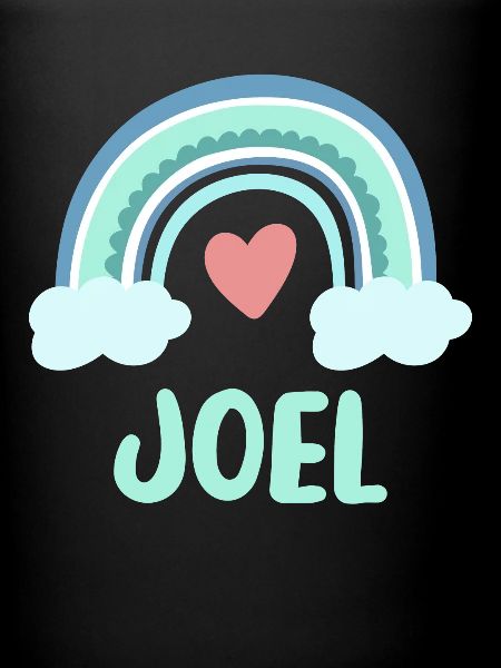 Joel Name Regenbogen Baby