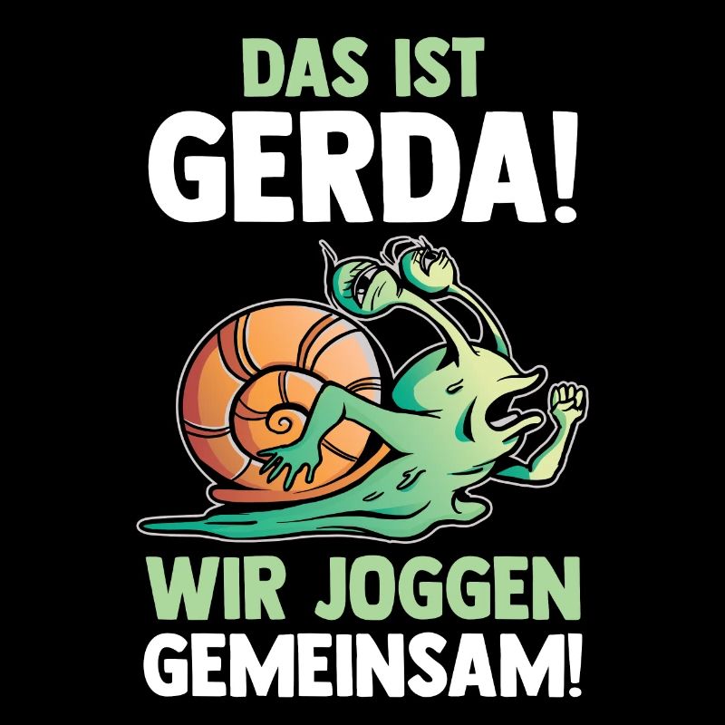 C’est Gerda nous courons ensemble escargot