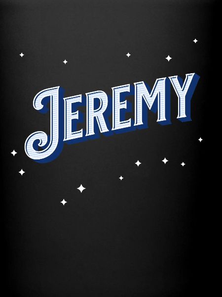 Jeremy name personalized