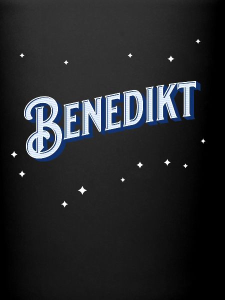 Benedict's name personalized