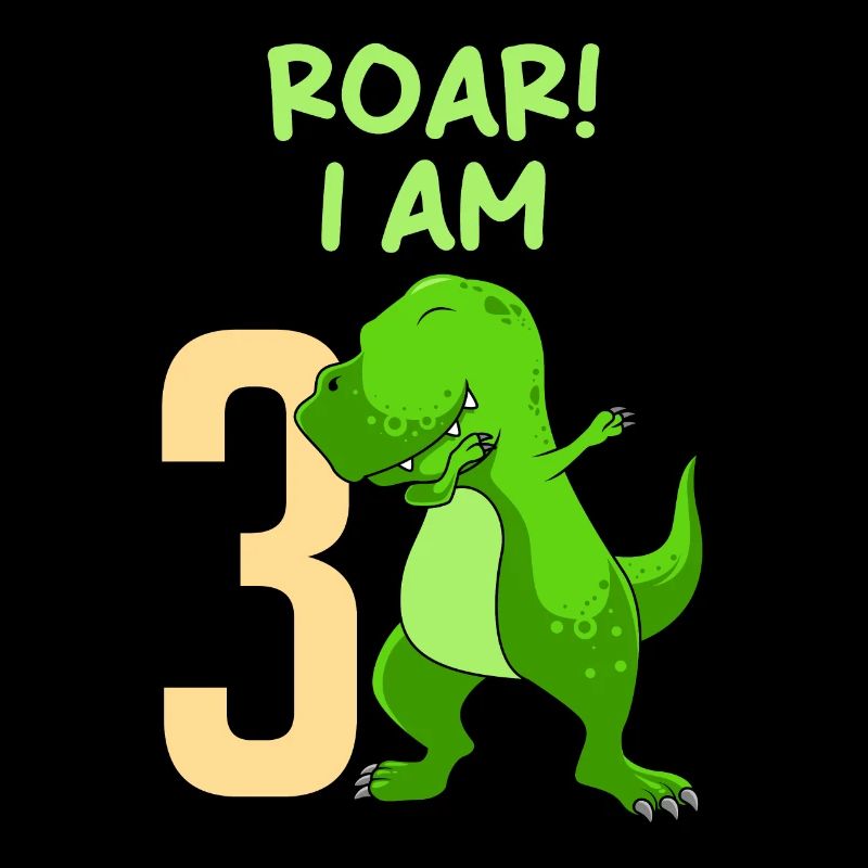 3rd Birthday 3 Years Dino Boy