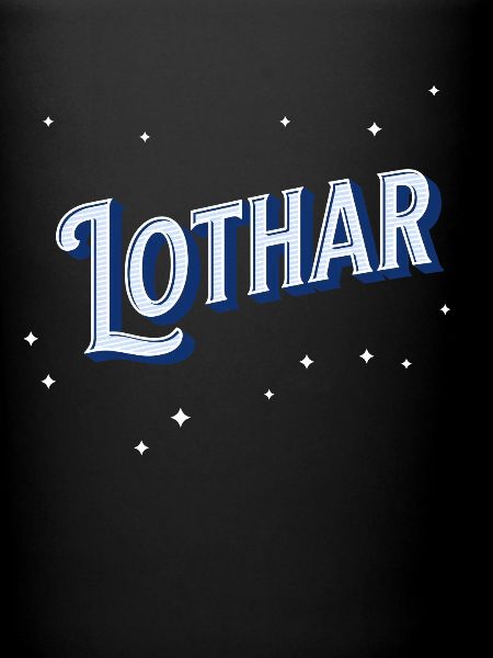 Lothar's name personalized
