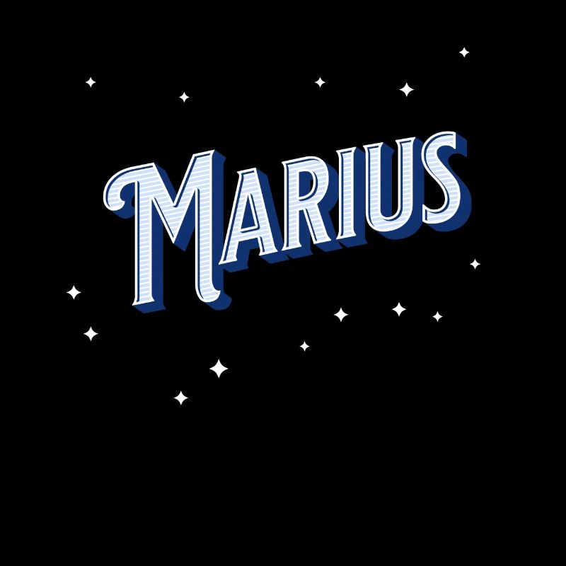 Marius' name personalized