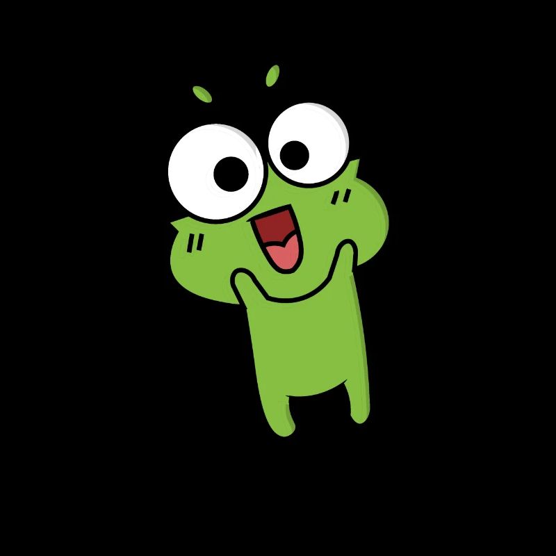 Frosch Comic Zeichnung Lustig