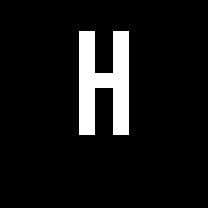 H Lettre Chiffre Symbole Alphabet Initiale