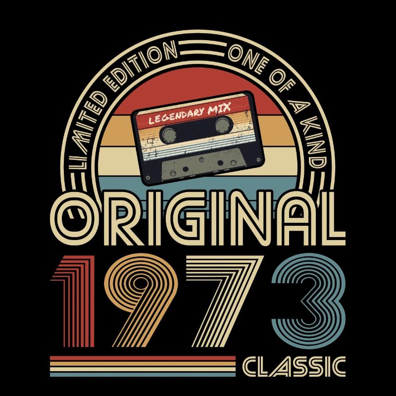 50th birthday Born 1973 Original 1973 Classic