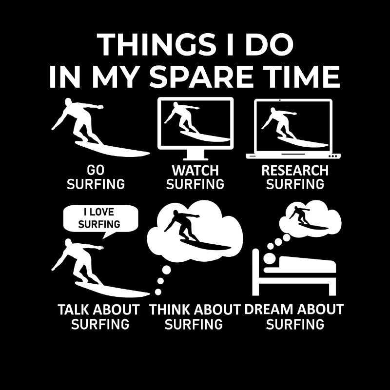 Ce que je fais pendant mon temps libre - Surfer