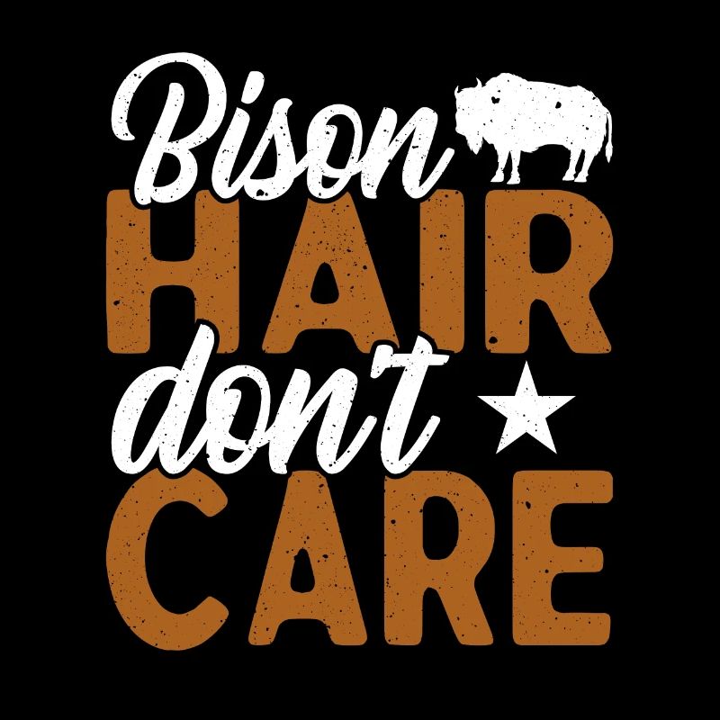 Les poils de bison ne se soucient pas de la vache Bison Buffle