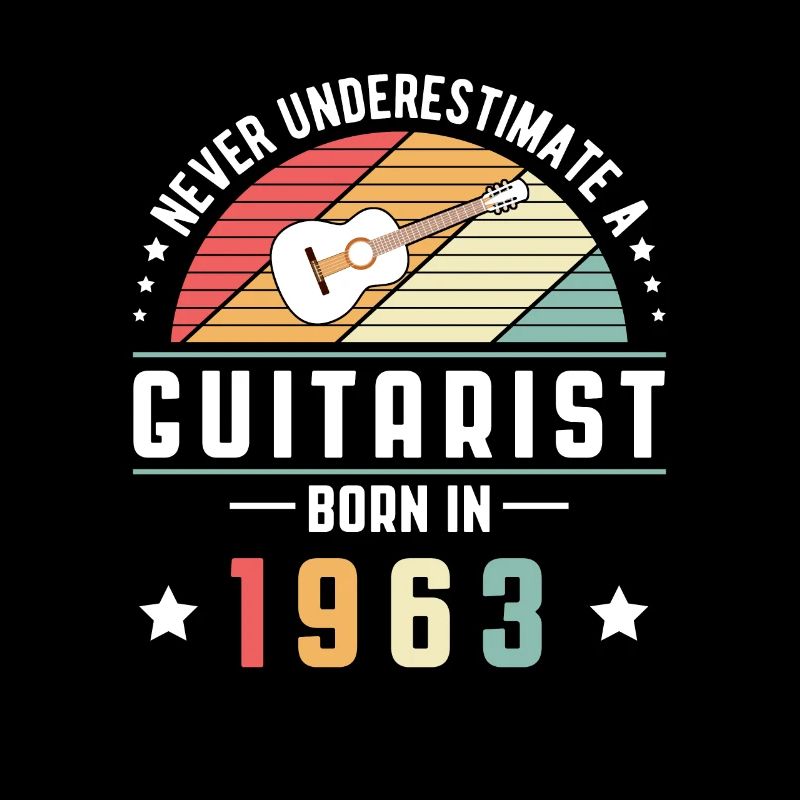 Ne jamais Understimer Un guitariste né en 1963