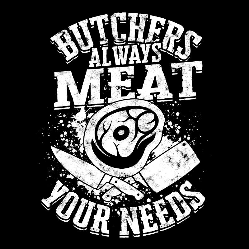 Metzgerfleisch Sie brauchen Fleischschneider Chef