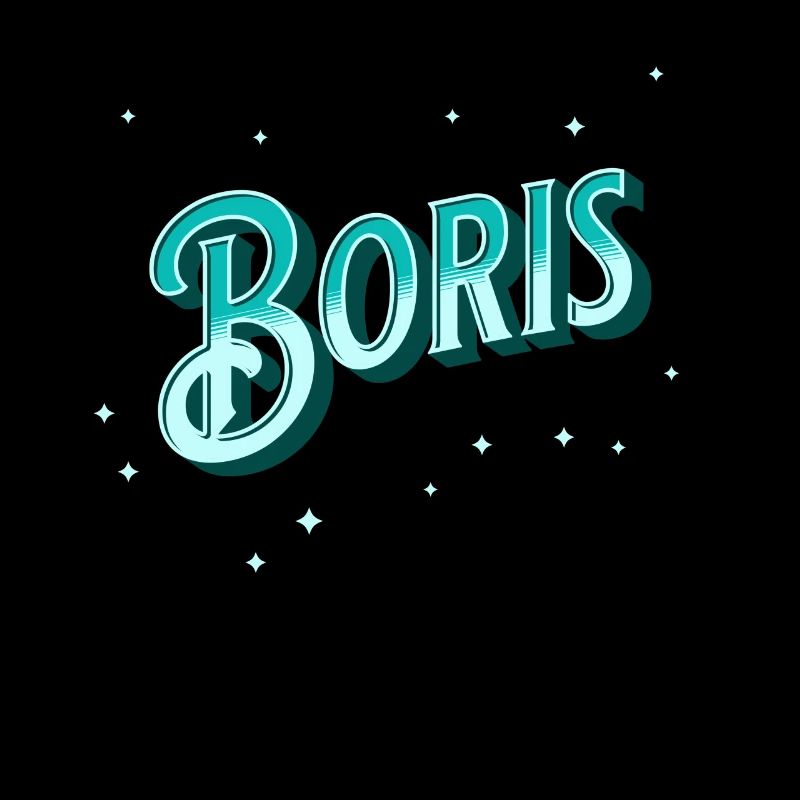 Boris' name personalized