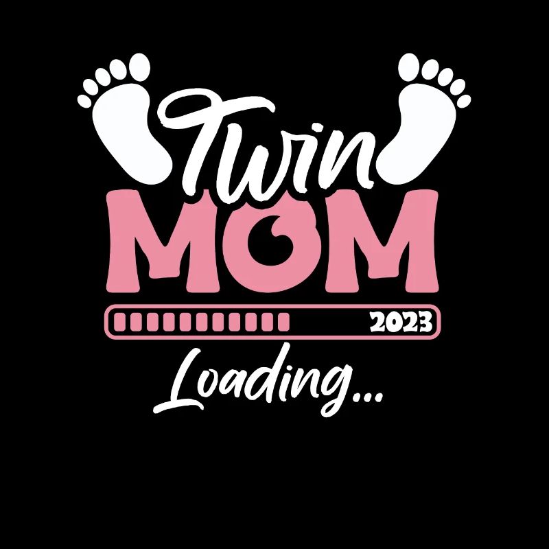 Twin Mom Loading - Zwillings Mutter Shirt