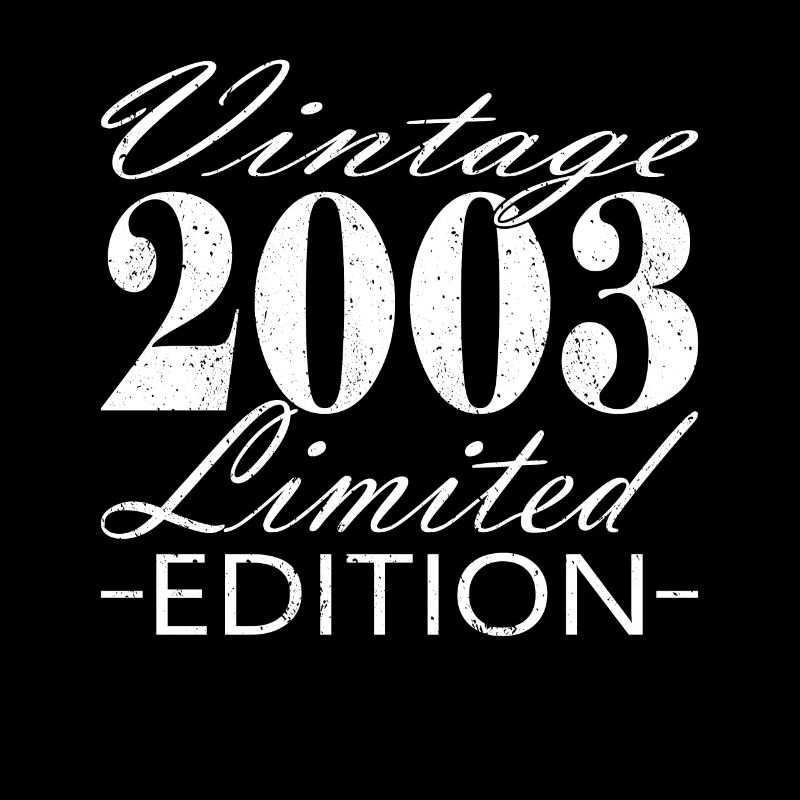 20e anniversaire Année 2003 Edition Limitée