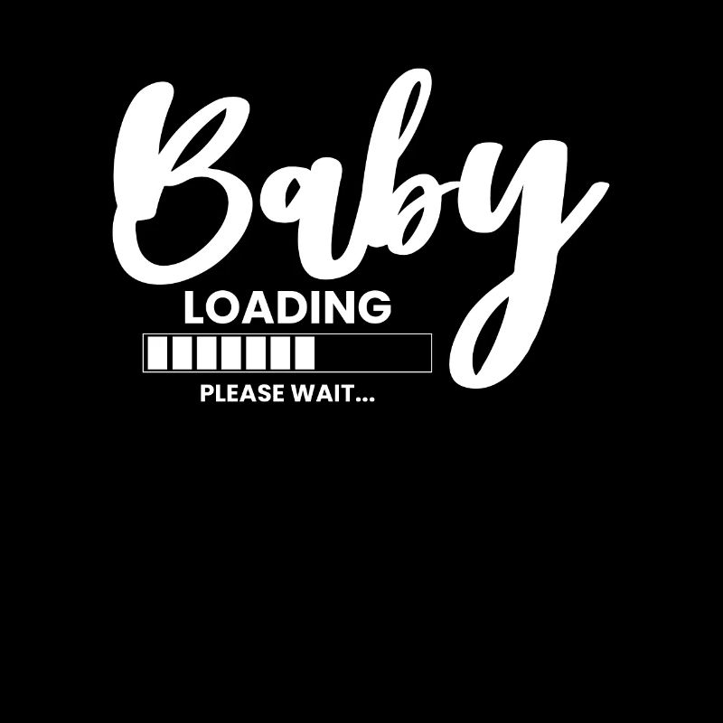 Baby Loading Shirt Geschenk Werdende Mutter