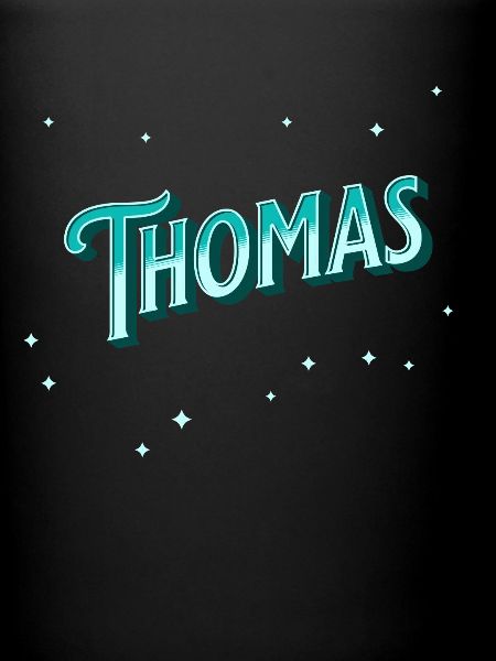 Thomas' name personalized