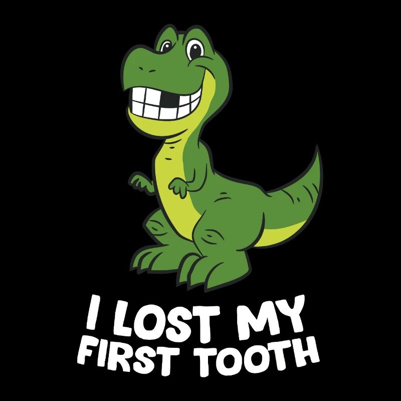 I Lost My First Tooth Kids Dinosaur Lost First Too