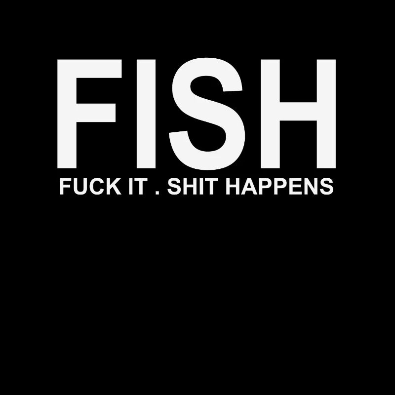 FISH SARCASTIC T SHIRT