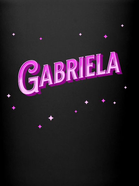 Gabriela's name personalized