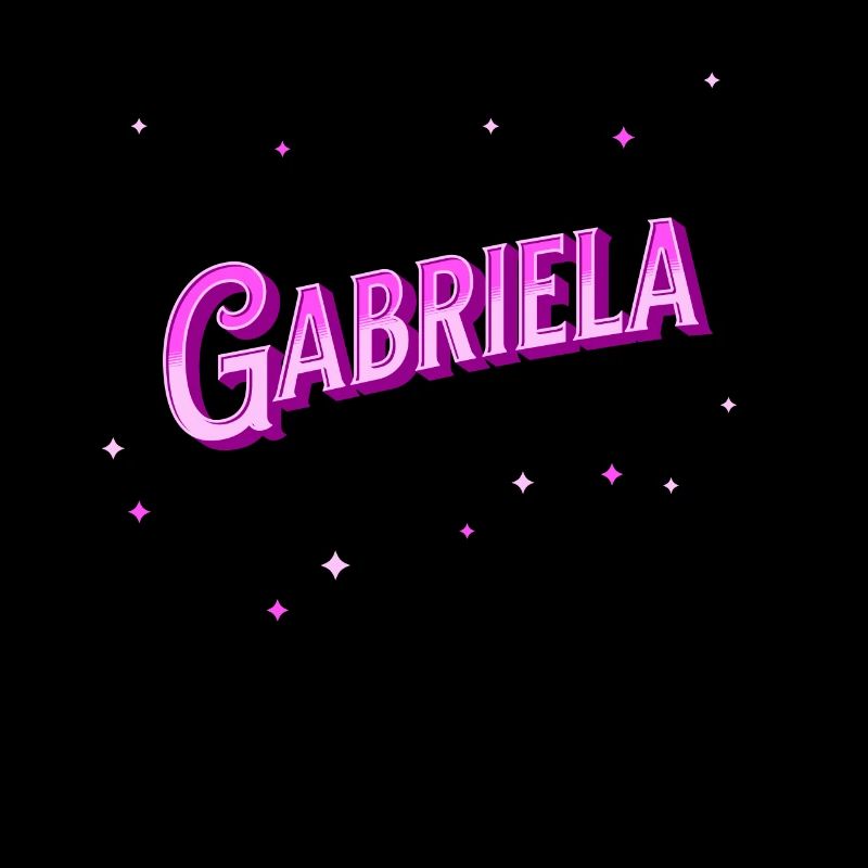 Gabriela's name personalized