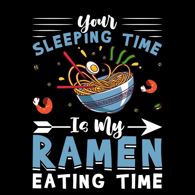 L’heure du coucher est l’heure de mon repas de ramen.
