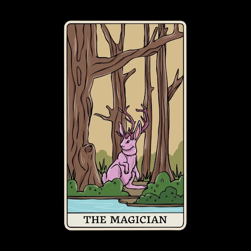 Mythical Creatures Cryptid Tarot Design for