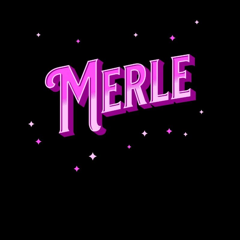 Merle name personalized