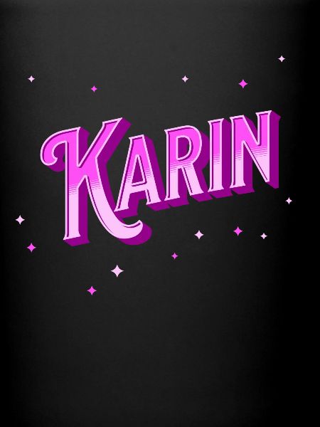 Karin's name personalized