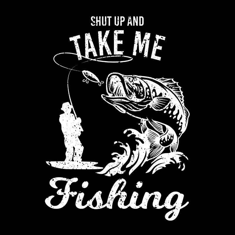 Drôle de conception de pêche Pêcheur