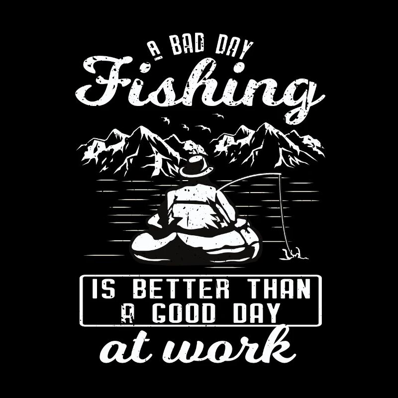 Drôle de conception de pêche Pêcheur