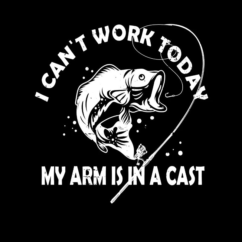 Drôle de conception de pêche Pêcheur