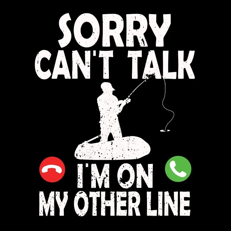 Drôle de conception de pêche Pêcheur