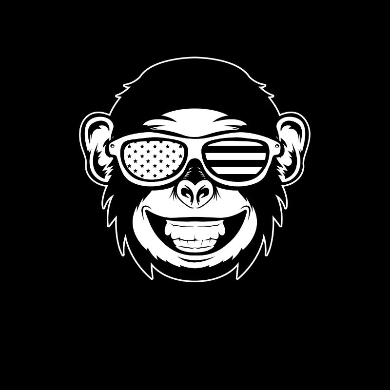 Chimpanzee Orangutan Monkey Head Monkey