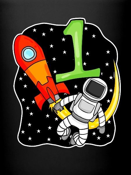 1 an Jeune astronaute